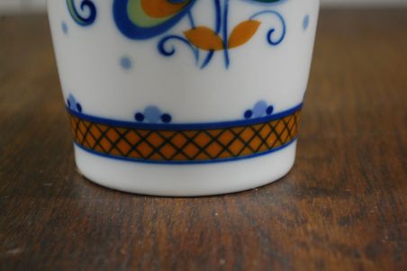 (n-6579) Kaiser, Danzig Echt Kobalt, lilleline vaas