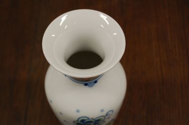 (n-6579) Kaiser, Danzig Echt Kobalt, lilleline vaas