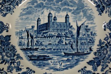 (n-6580/5) Enoch Wedgwood LTD, Royal Homes of Britain, salatitaldrikud, 6tk