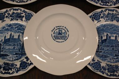 (n-6580/5) Enoch Wedgwood LTD, Royal Homes of Britain, salatitaldrikud, 6tk
