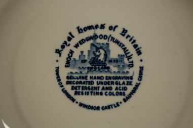 (n-6580/5) Enoch Wedgwood LTD, Royal Homes of Britain, salatitaldrikud, 6tk