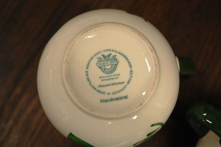 (n-6581/1) Villeroy & Boch Bauernblume, suhkrutoos ja koorekann