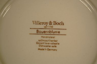 (n-6581/2) Villeroy & Boch Bauernblume, supi-pastataldrikud, 3tk