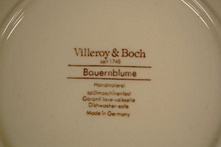 (n-6581/2) Villeroy & Boch Bauernblume, supi-pastataldrikud, 3tk