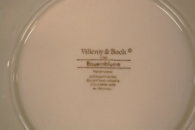 (n-6581/3) Villeroy & Boch Bauernblume, praetaldrikud, 4tk