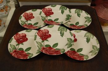 (n-6595/2) Claytan Tableware, roosilised supi-pastataldrikud, 6tk