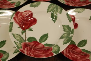 (n-6595/2) Claytan Tableware, roosilised supi-pastataldrikud, 6tk 2