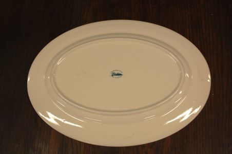 (n-6595/3) Claytan Tableware, roosilised ovaalne vaagen