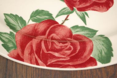 (n-6595/3) Claytan Tableware, roosilised ovaalne vaagen