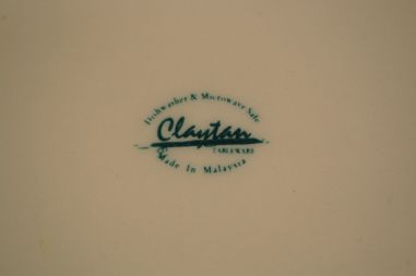 (n-6595/3) Claytan Tableware, roosilised ovaalne vaagen