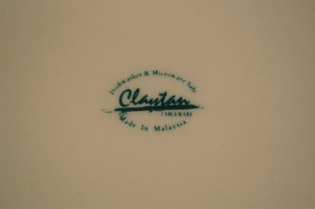 (n-6595/3) Claytan Tableware, roosilised ovaalne vaagen