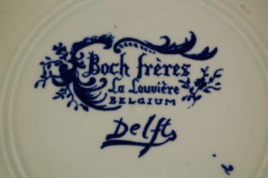 (n-6599) Boch Freres La Louviere, Delfts, seinataldrik