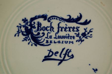 (n-6599) Boch Freres La Louviere, Delfts, seinataldrik (n-6599) Boch Freres La Louviere, Delfts, seinataldrik