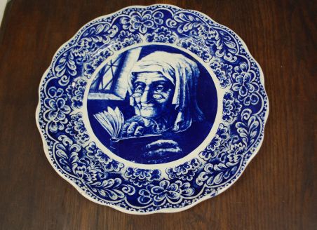 (n-6601) Boch Freres La Louviere, Delfts, suur seinataldrik