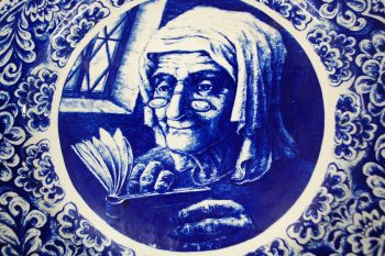 (n-6601) Boch Freres La Louviere, Delfts, suur seinataldrik 2