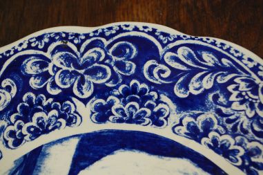 (n-6601) Boch Freres La Louviere, Delfts, suur seinataldrik