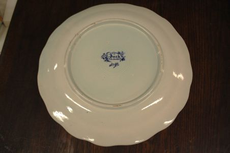 (n-6601) Boch Freres La Louviere, Delfts, suur seinataldrik