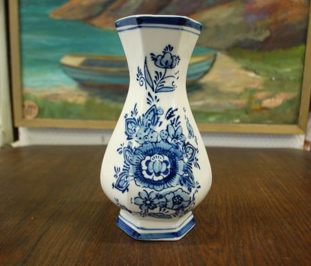 (n-6612) Delft Blauw, käsitsimaalitud vaas (n-6612) Delft Blauw, käsitsimaalitud vaas