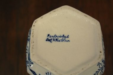 (n-6612) Delft Blauw, käsitsimaalitud vaas