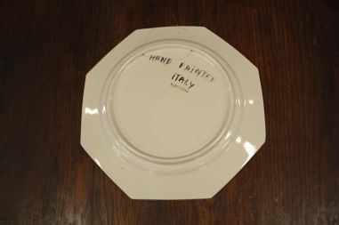 (n-6643) Bassano käsitsimaalitud seinataldrik "Lind"