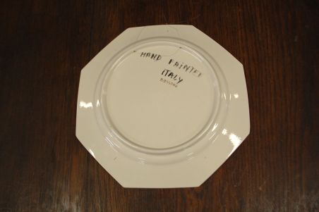 (n-6643) Bassano käsitsimaalitud seinataldrik "Lind"