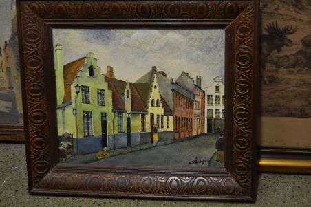 (n-6654) Raamitud maal, linnavaade