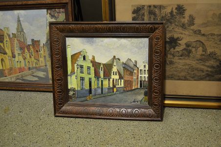 (n-6654) Raamitud maal, linnavaade