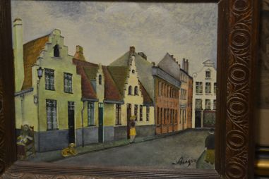 (n-6654) Raamitud maal, linnavaade