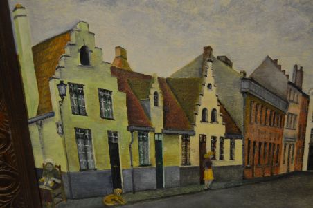 (n-6654) Raamitud maal, linnavaade