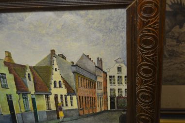 (n-6654) Raamitud maal, linnavaade