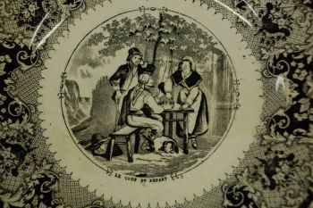 (n-6690) Societe Ceramique Maestricht "Le coup du depart" kollektsioontaldrik 2