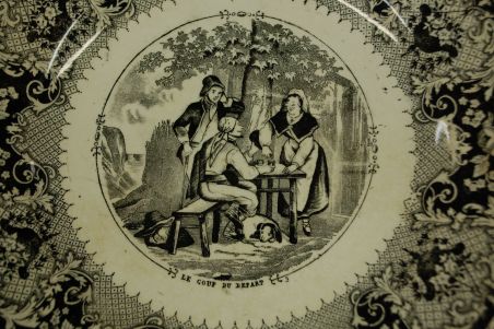 (n-6690) Societe Ceramique Maestricht "Le coup du depart" kollektsioontaldrik