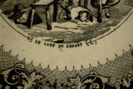 (n-6690) Societe Ceramique Maestricht "Le coup du depart" kollektsioontaldrik