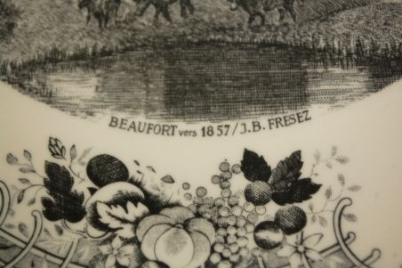 (n-6693/1) Villeroy & Boch, Beaufort 1857. J.B. Fresez, kollektsioontaldrik