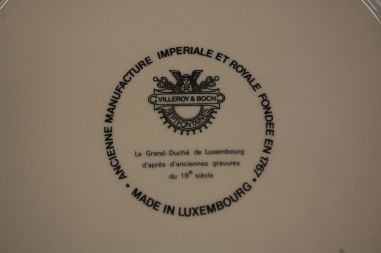 (n-6693/1) Villeroy & Boch, Beaufort 1857. J.B. Fresez, kollektsioontaldrik