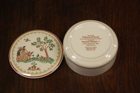 (n-6714) Villeroy & Boch American Sampler, kaanega toos