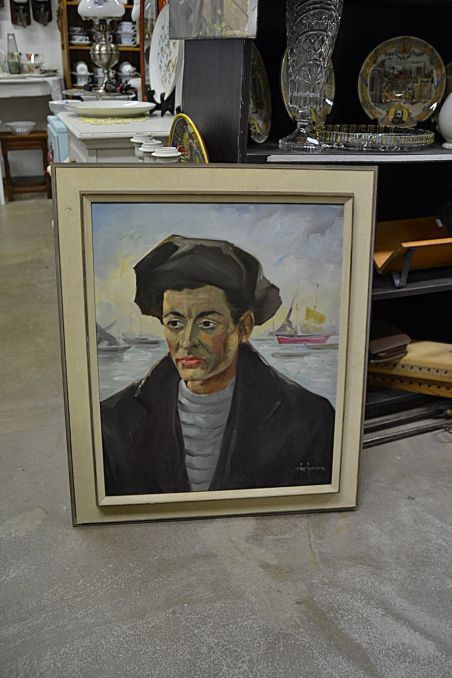 (P-1018) Suurem lõuendil maal -  Hollandi meremees