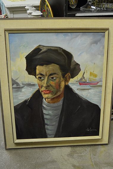 (P-1018) Suurem lõuendil maal -  Hollandi meremees