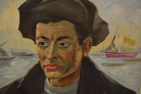 (P-1018) Suurem lõuendil maal -  Hollandi meremees