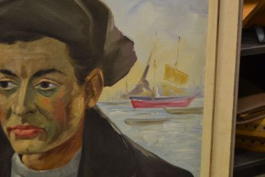 (P-1018) Suurem lõuendil maal -  Hollandi meremees