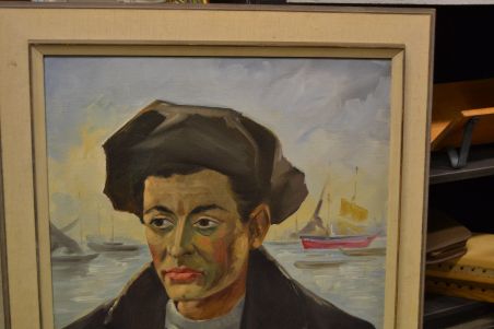 (P-1018) Suurem lõuendil maal -  Hollandi meremees