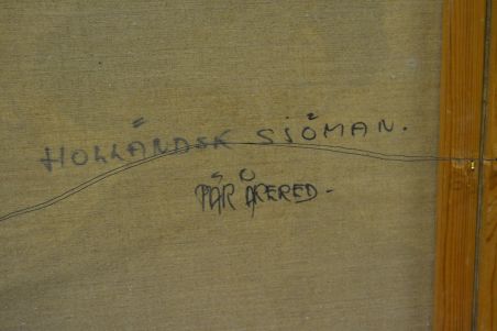 (P-1018) Suurem lõuendil maal -  Hollandi meremees