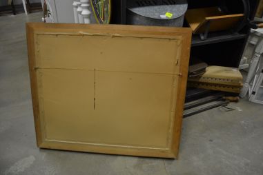 (P-1025) Lõuendil maal, sepp hobuserauaga