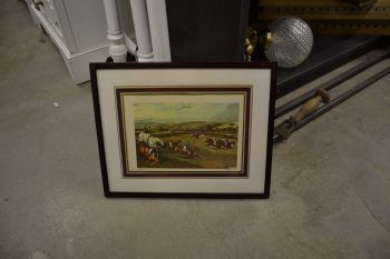 (n-6722) Vana trükipilt, Inglise jaht