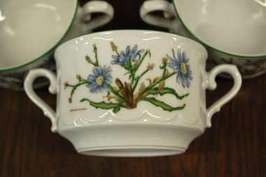 (n-6740/2) Bavaria Eschenbach, taimedaga puljongikausid 3tk