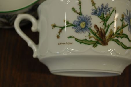 (n-6740/2) Bavaria Eschenbach, taimedaga puljongikausid 3tk