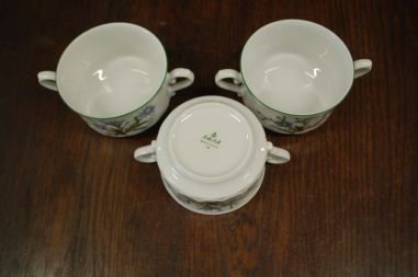 (n-6740/2) Bavaria Eschenbach, taimedaga puljongikausid 3tk