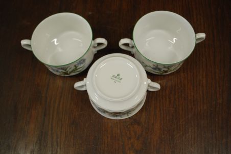 (n-6740/2) Bavaria Eschenbach, taimedaga puljongikausid 3tk