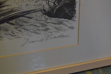 (L-608) Nummerdatud, signeeritud litograafia - jõgi