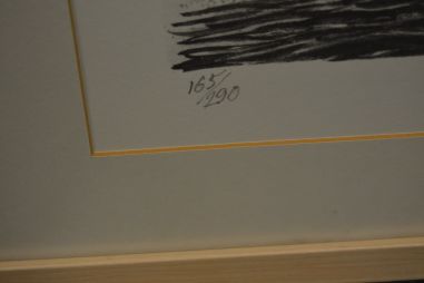 (L-608) Nummerdatud, signeeritud litograafia - jõgi